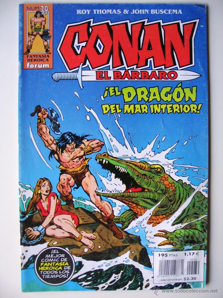 C&oacute;mics: Conan el b&aacute;rbaro - &iexcl;El drag&oacute;n del mar interior! - Roy Thomas & John Buscema - Foto 1