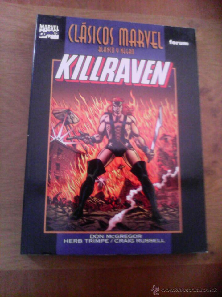 C&oacute;mics: Cl&aacute;sicos Marvel en B/ N. Killraven. - Foto 1