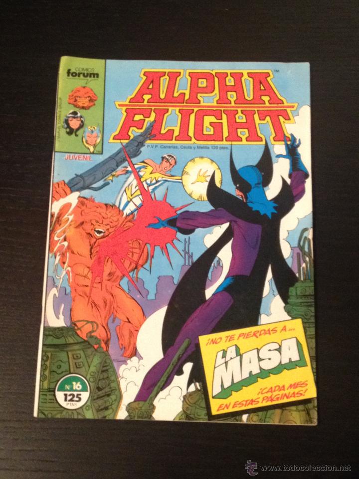 C&oacute;mics: ALPHA FLIGHT N&ordm; 16 - COMIC FORUM - LA MASA - Foto 1