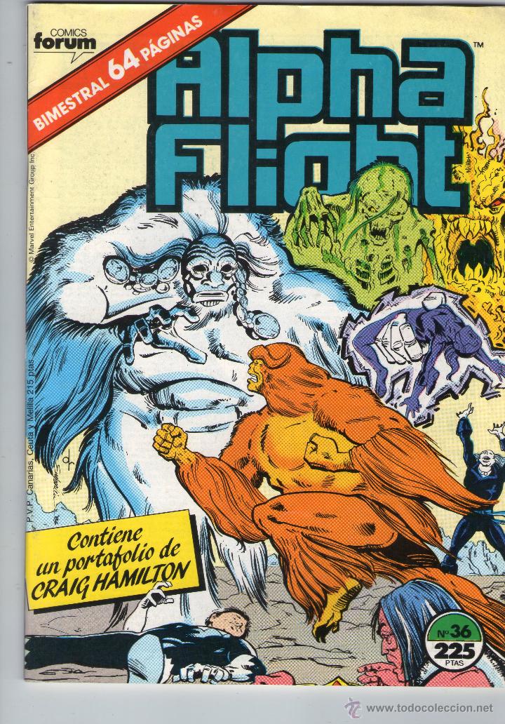 C&oacute;mics: ALPHA FLIGHT - N&ordm; 36 - COMICS FORUM - PLANETA DE AGOSTINI - A&Ntilde;O 1988. - Foto 1