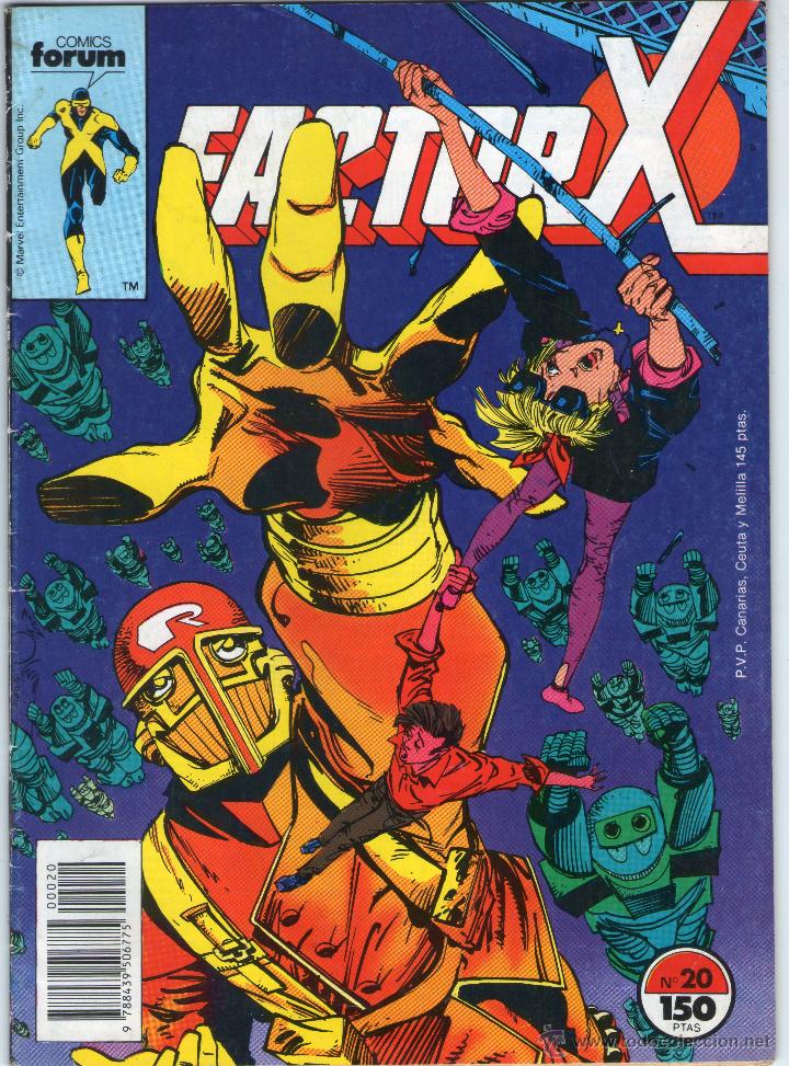 C&oacute;mics: FACTOR X - N&ordm; 20 - COMICS FORUM - PLANETA DE AGOSTINI - A&Ntilde;O 1989. - Foto 1