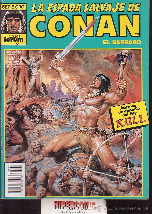 C&oacute;mics: LA ESPADA SALVAJE DE CONAN N&ordm; 87 , 1&ordf; EDICION - Foto 1