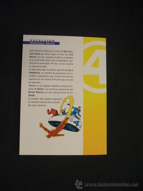 C&oacute;mics: BIBLIOTECA MARVEL - LOS 4 FANTASTICOS - N&ordm; 01 - FORUM - - Foto 2