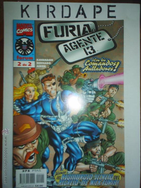 C&oacute;mics: furia agente 13. 2 n&uacute;meros colecci&oacute;n completa cj18 - Foto 1