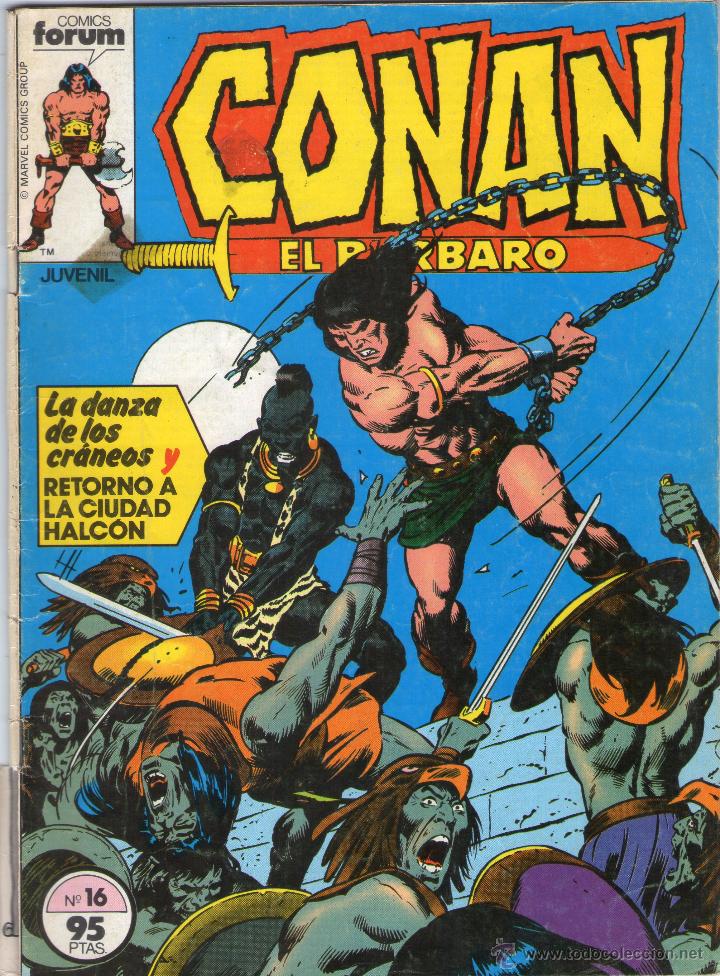 C&oacute;mics: CONAN EL B&Aacute;RBARO - N&ordm; 16 - COMICS FORUM - A&Ntilde;OS 80. - Foto 1