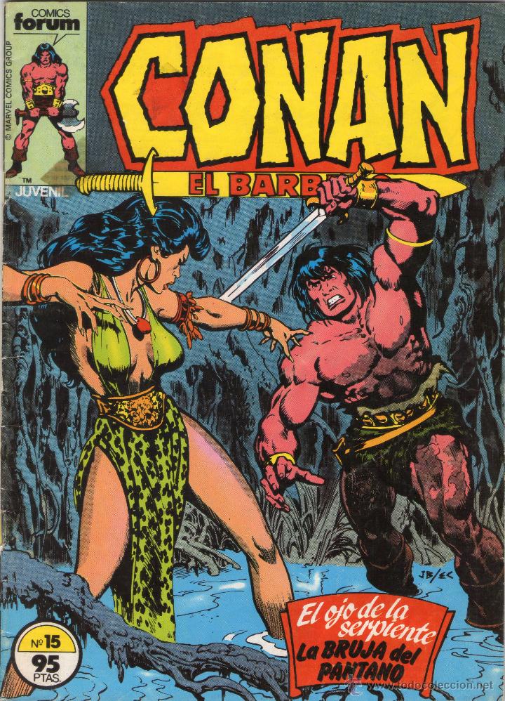 C&oacute;mics: CONAN EL B&Aacute;RBARO - N&ordm; 15 - COMICS FORUM - A&Ntilde;OS 80. - Foto 1