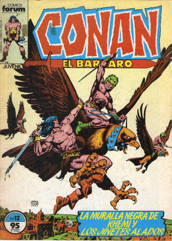 C&oacute;mics: CONAN EL B&Aacute;RBARO - N&ordm; 12 - COMICS FORUM - A&Ntilde;OS 80. - Foto 1