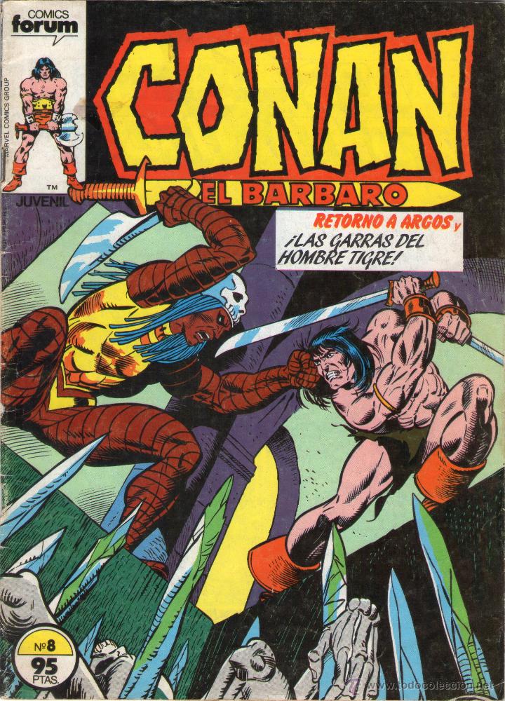 C&oacute;mics: CONAN EL B&Aacute;RBARO - N&ordm; 8 - COMICS FORUM - A&Ntilde;OS 80. - Foto 1