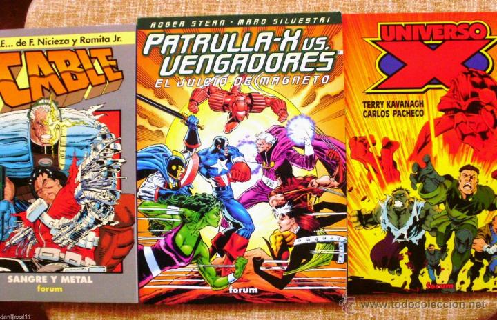 C&oacute;mics: Tres comics varios de Forum y Planeta-DeAgostini, a&ntilde;os 1993, 1996 y 2000, varios autores y t&iacute;tulos