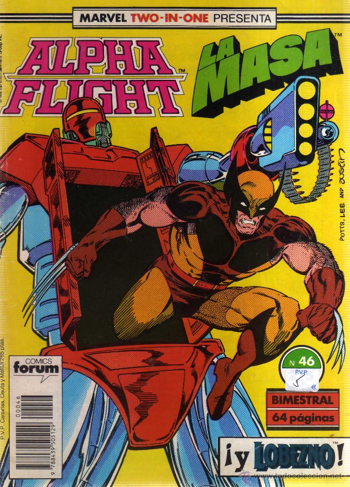 C&oacute;mics: ALPHA FLIGHT LA MASA N&ordm; 46 - CJ139 - Foto 1