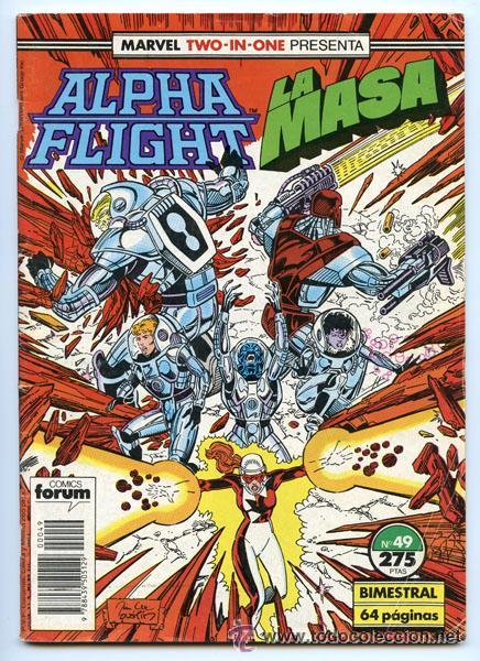 C&oacute;mics: MARVEL TWO IN ONE - ALPHA FLIGHT - LA MASA - N&ordm; 49 - COMICS FORUM - Foto 1