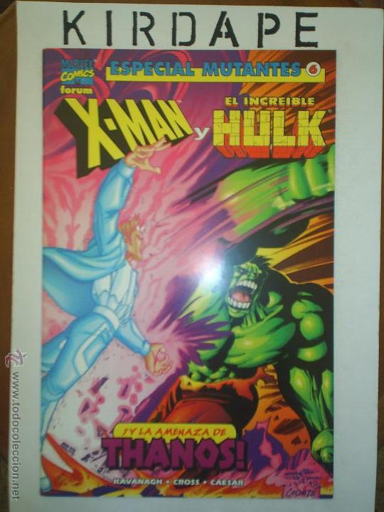 C&oacute;mics: especial mutantes n&ordm; 6. x-man y el incre&iacute;ble hulk - Foto 1