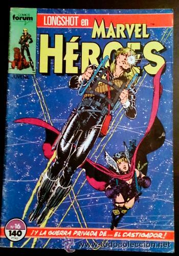 Comics : Longshot en Marvel Héroes Nº 16 / Forum 1988 (Ann Nocenti & Arthur Adams) serie grapa