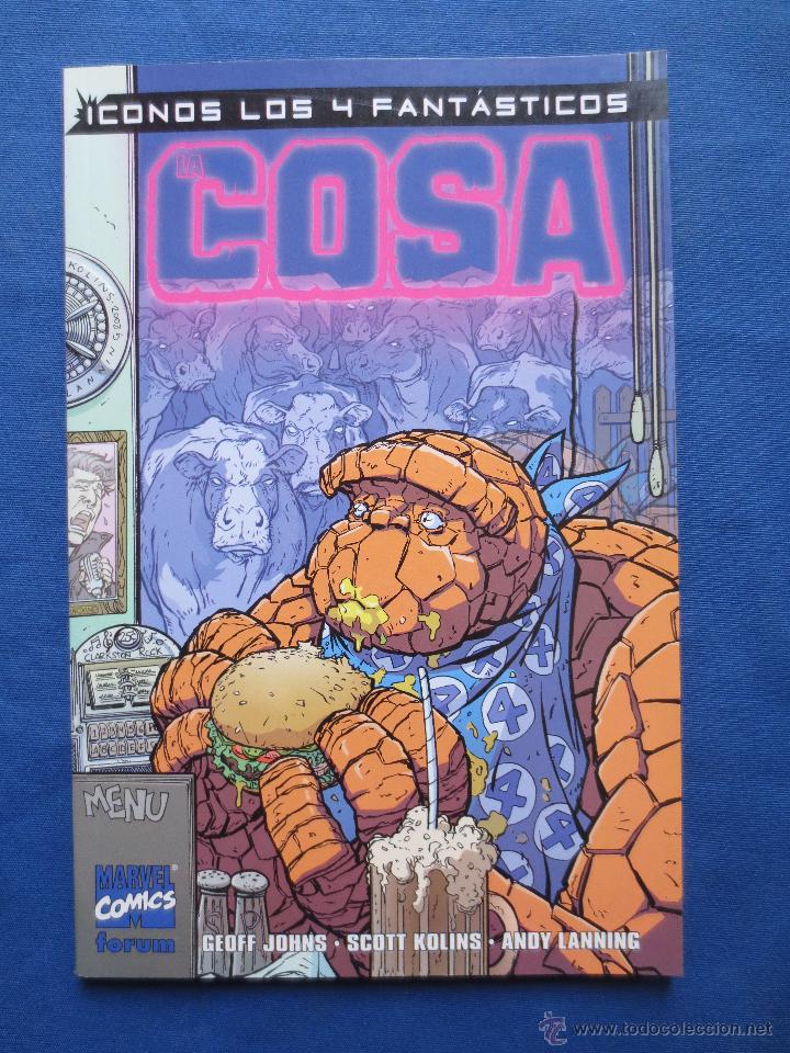 C&oacute;mics: MARVEL / ICONOS LOS 4 FANT&Aacute;STICOS / LA COSA de GEOFF JOHNS / FORUM 2003 - Foto 1