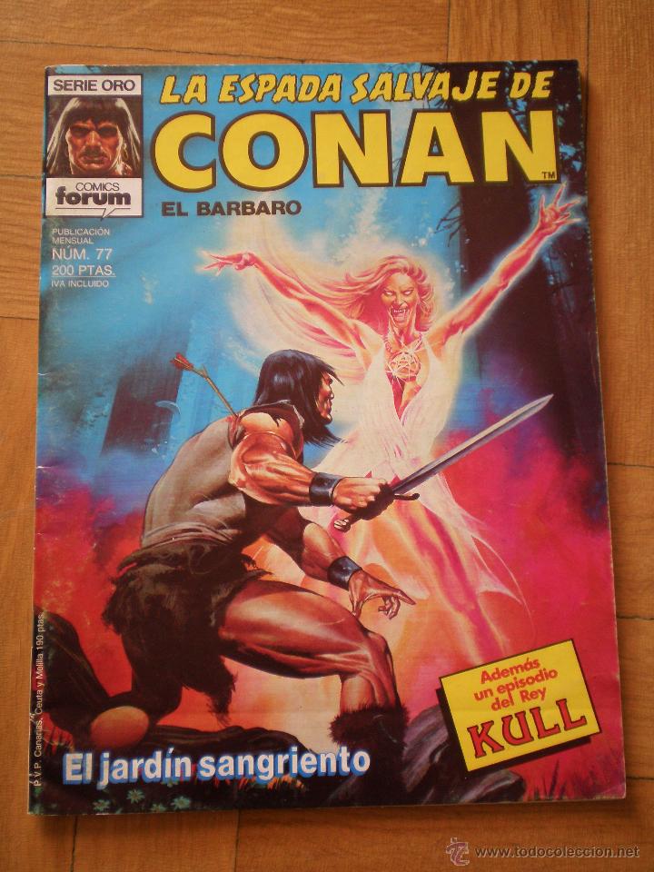 C&oacute;mics: LA ESPADA SALVAJE DE CONAN. N&deg; 77. FORUM SERIE ORO - Foto 1