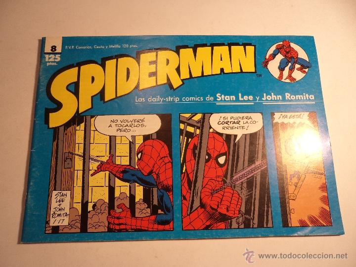 C&oacute;mics: Spiderman. Tiras de prensa. n&ordm; 8. Forum. (a-8) - Foto 1