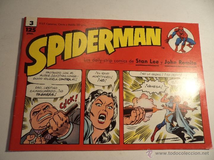 C&oacute;mics: Spiderman. Tiras de prensa. n&ordm; 3. Forum. (a-8) - Foto 1