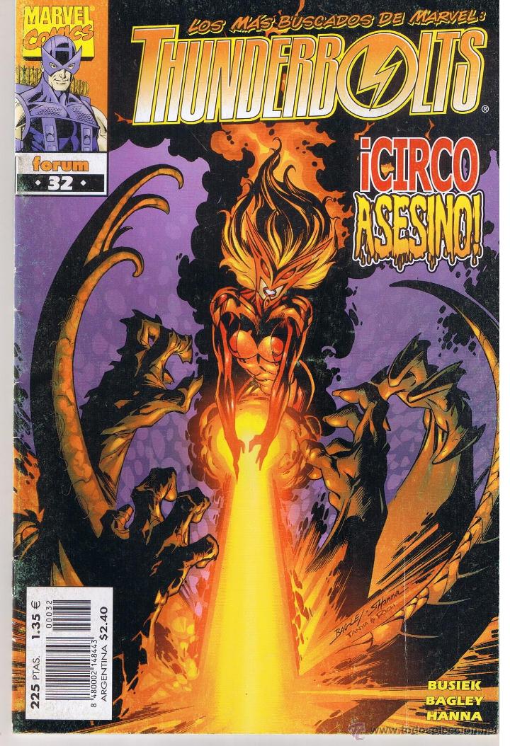 C&oacute;mics: THUNDERBOLTS. N&ordm; 32. &iexcl;CIRCO ASESINO!. FORUM. - Foto 1