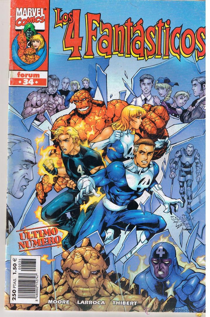 C&oacute;mics: LOS 4 FANTASTICOS. N&ordm; 34. FORUM (C/A15) - Foto 1