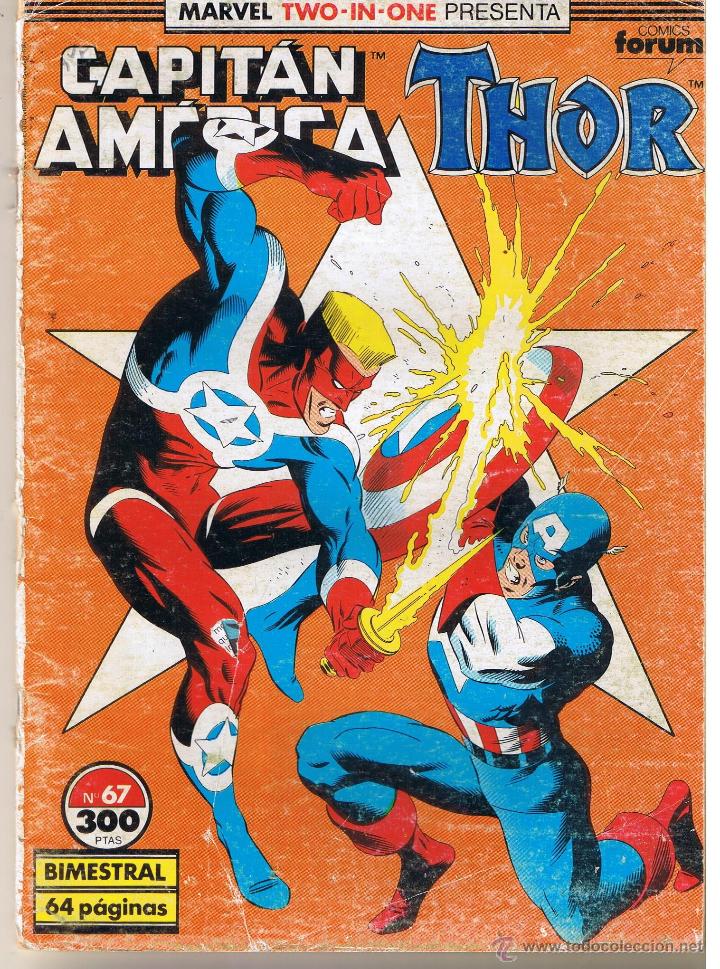 C&oacute;mics: CAPITAN AMERICA - THOR. N&ordm; 67. FORUM - Foto 1