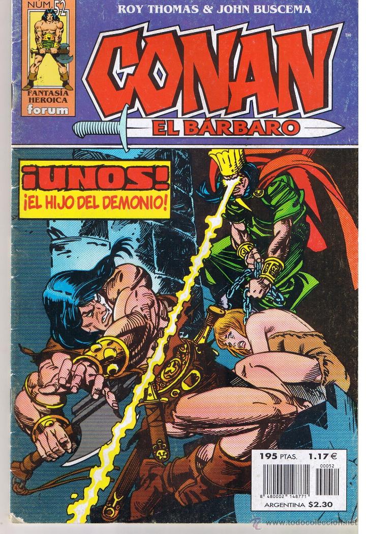 C&oacute;mics: CONAN EL BARBARO. N&ordm; 52 FORUM - Foto 1