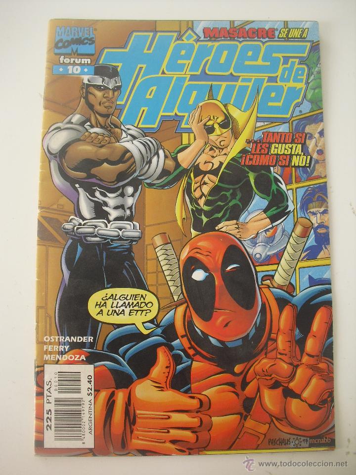 C&oacute;mics: Masacre se une a H&eacute;roes de Alquiler n&ordm; 10. Forum. Marvel Comics. Comic - Foto 1