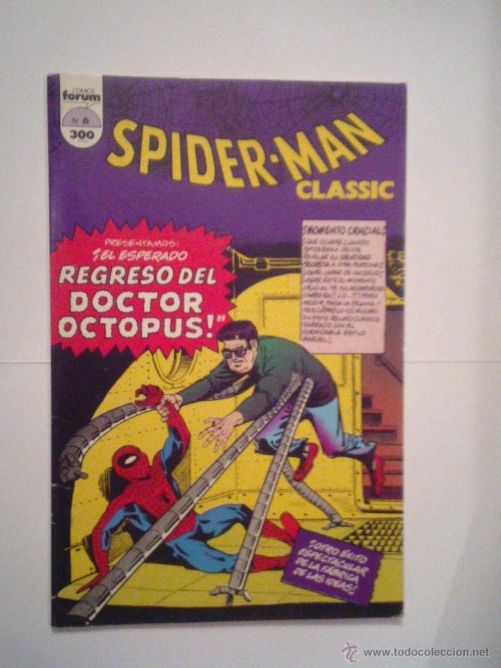 C&oacute;mics: CLASSIC SPIDERMAN - NUMERO 6- FORUM - BUEN ESTADO CJ 3 - Foto 1