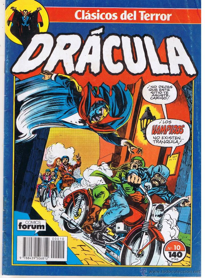C&oacute;mics: CL&Aacute;SICOS DE TERROR. N&ordm; 10. DR&Aacute;CULA. FORUM. (RF.MA) C/19 - Foto 1