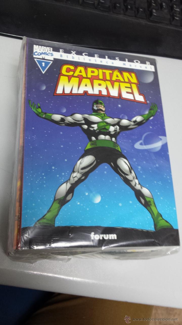 C&oacute;mics: BIBLIOTECA CAPITAN MARVEL &iexcl; COMPLETA 10 NUMEROS ! MARVEL FORUM - Foto 1