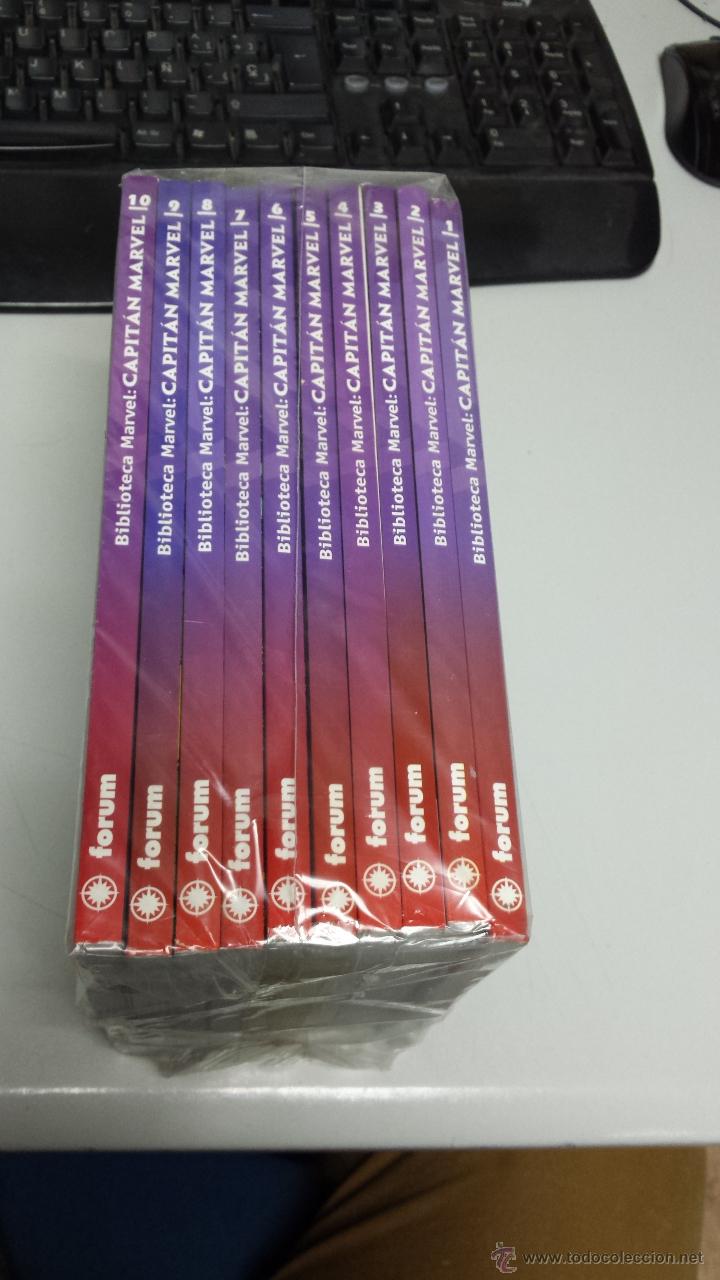 C&oacute;mics: BIBLIOTECA CAPITAN MARVEL &iexcl; COMPLETA 10 NUMEROS ! MARVEL FORUM - Foto 2