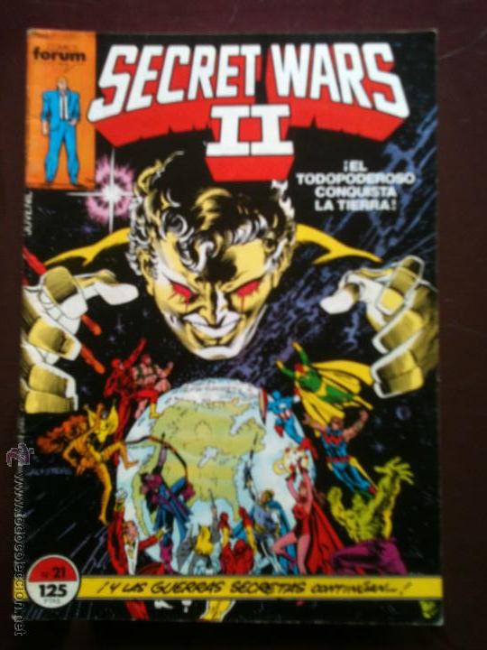 Fumetti: SECRET WARS II N&ordm; 21 - JIM SHOOTER Y AL MILGROM - 1.986 - EDICIONES FORUM
