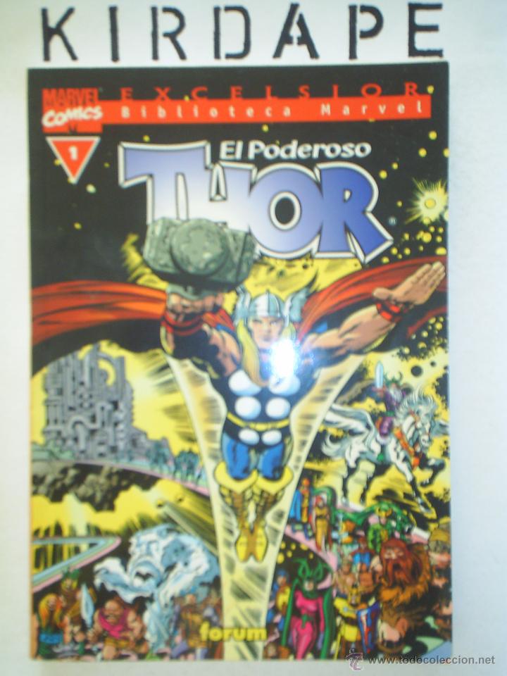 C&oacute;mics: biblioteca marvel. l&iacute;nea excelsior. el poderoso thor n&ordm; 1 cj25 - Foto 1