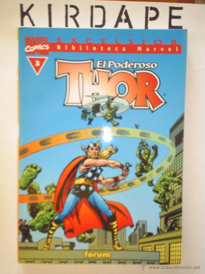 C&oacute;mics: biblioteca marvel. l&iacute;nea excelsior. el poderoso thor n&ordm; 3 cj25 - Foto 1