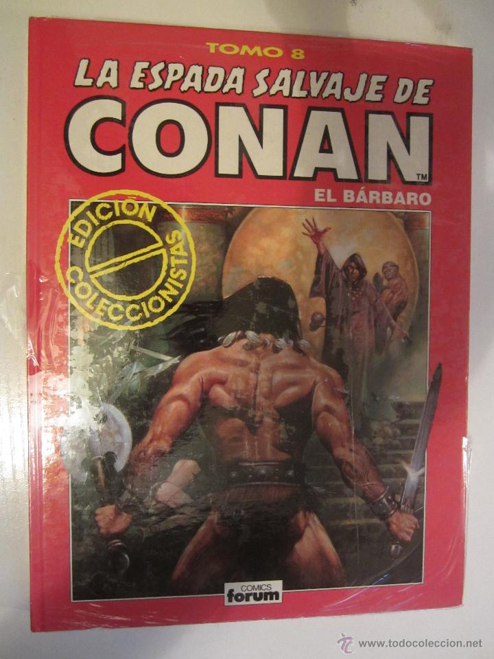 C&oacute;mics: LOTE 22 TOMOS LA ESPADA SALVAJE DE CONAN SERIE ROJA - Foto 1