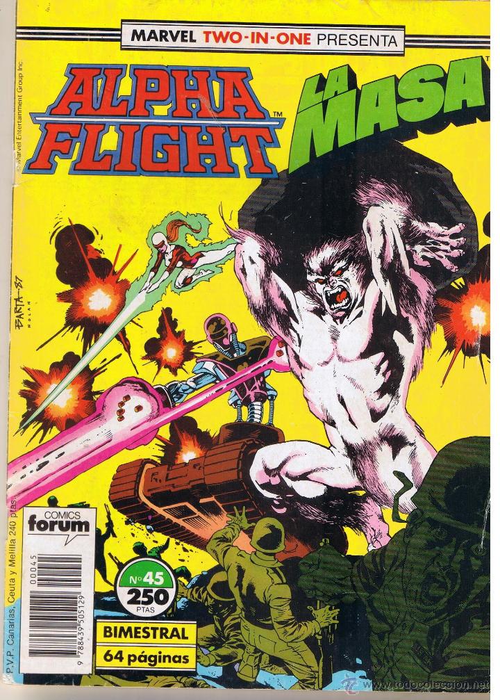 C&oacute;mics: ALPHA FLIGHT. N&ordm; 45.  FORUM.  (RF.C/A21) - Foto 1