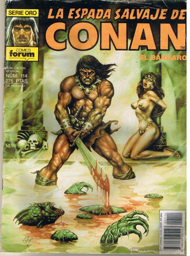 C&oacute;mics: LA ESPADA SALVAJE DE CONAN. N&ordm; 114. FORUM. (RF.C/A21) - Foto 1