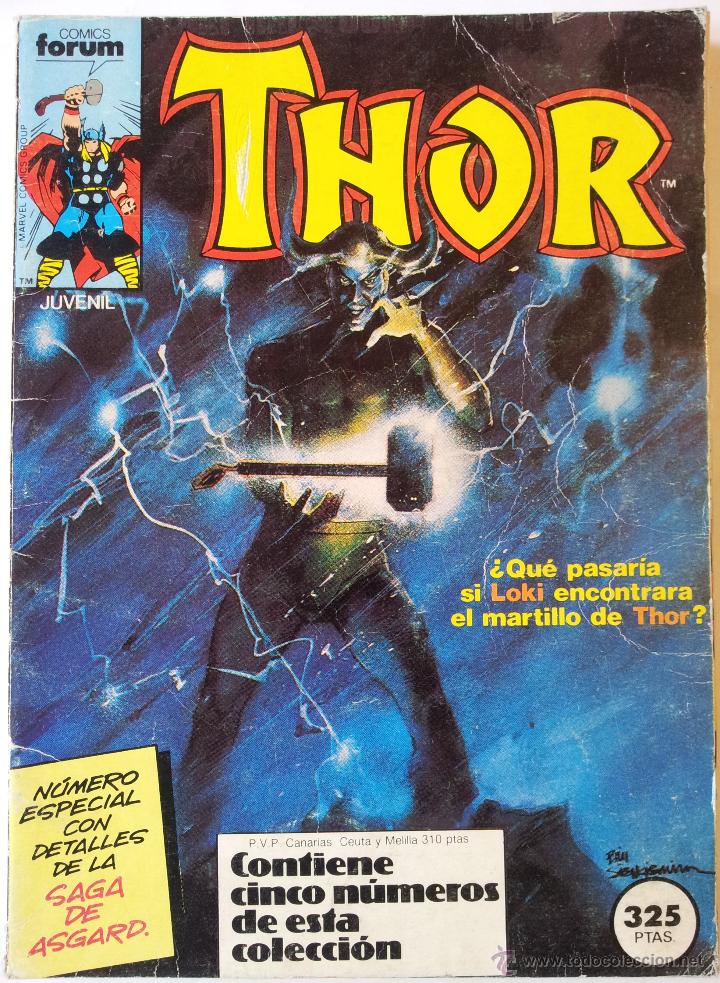C&oacute;mics: THOR, RETAPADO N&ordm;s. 36 AL 40, FORUM 1986. - Foto 1