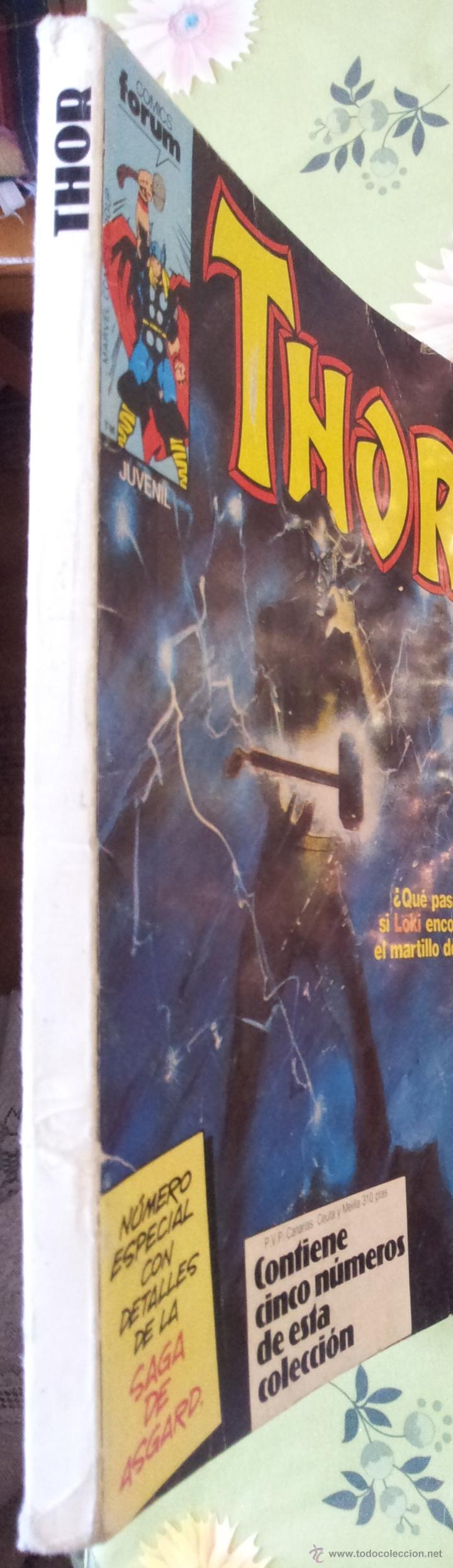 C&oacute;mics: THOR, RETAPADO N&ordm;s. 36 AL 40, FORUM 1986. - Foto 3
