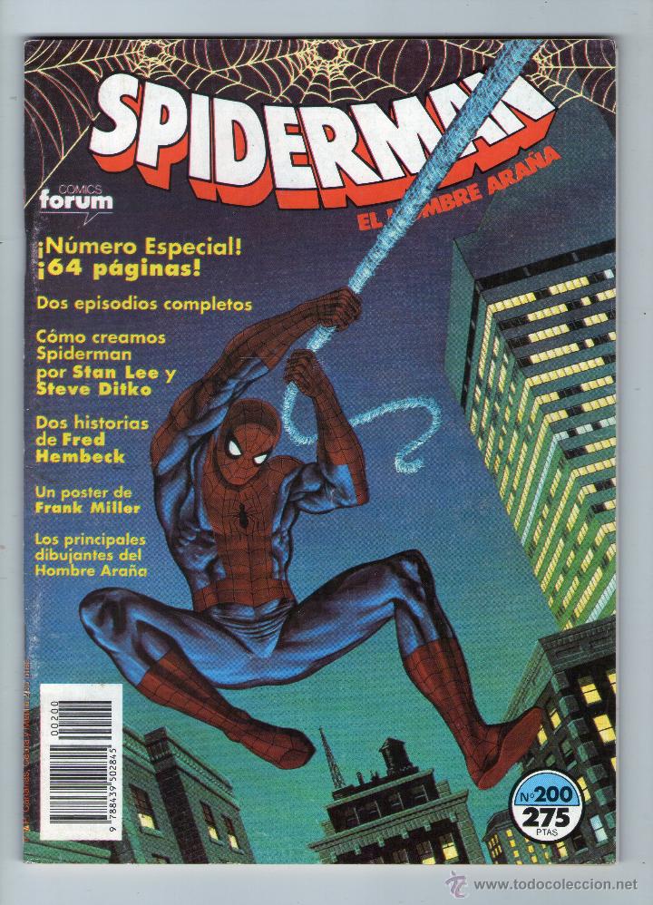 C&oacute;mics: SPIDERMAN - N&ordm; 200 - COMICS FORUM - PLANETA DE AGOSTINI - A&Ntilde;O 1990. - Foto 1