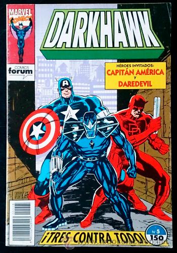 C&oacute;mics: Darkhawk N&ordm; 5 / Marvel / Forum 1993 ( Serie Grapa) - Foto 1