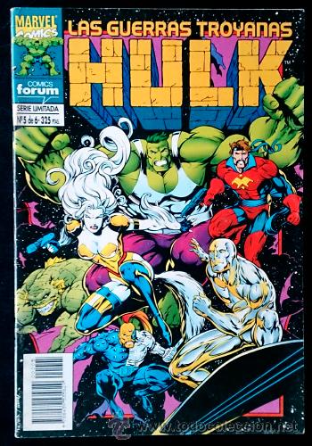 HULK / LAS GUERRAS TROYANAS / LA MASA Nº 5 DE 6 / MARVEL / FORUM 1995 ( SERIE GRAPA) (Tebeos y Comics - Forum - Hulk)