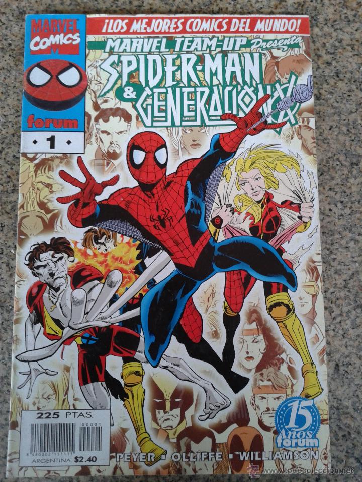 C&oacute;mics: SPIDERMAN & GENERACION X -- 1 -- MARVEL TEAM-UP -- FORUM - 1998 -- - Foto 1