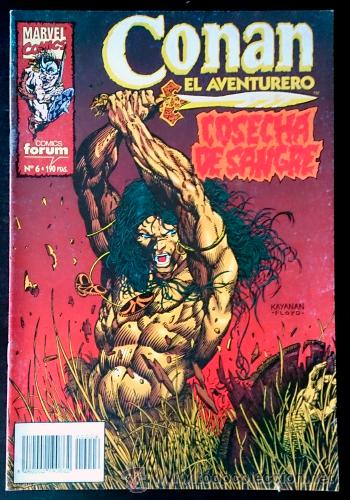 C&oacute;mics: Conan El Aventurero N&ordm; 6 / Marvel / Forum 1995 ( Serie Grapa) - Foto 1