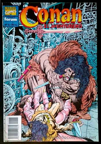 C&oacute;mics: Conan El Aventurero N&ordm; 5 / Marvel / Forum 1995 ( Serie Grapa) - Foto 1
