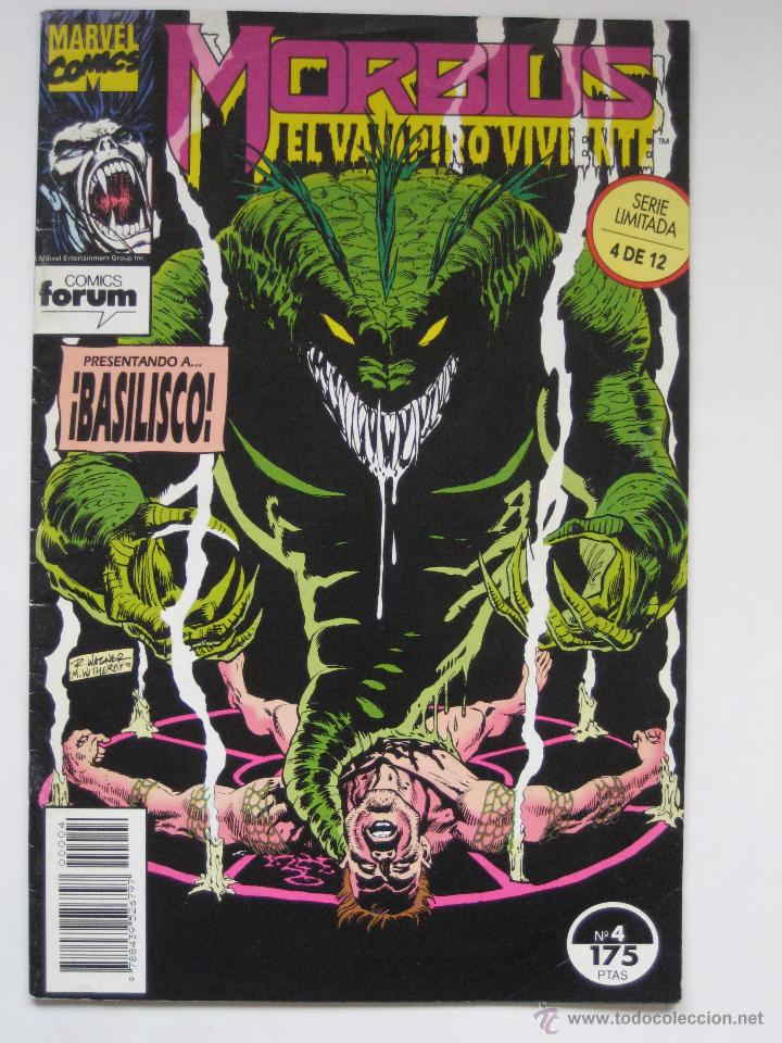 C&oacute;mics: MORBIUS, EL VAMPIRO VIVIENTE N&ordm; 4. SERIE LIMITADA. FORUM - Foto 1