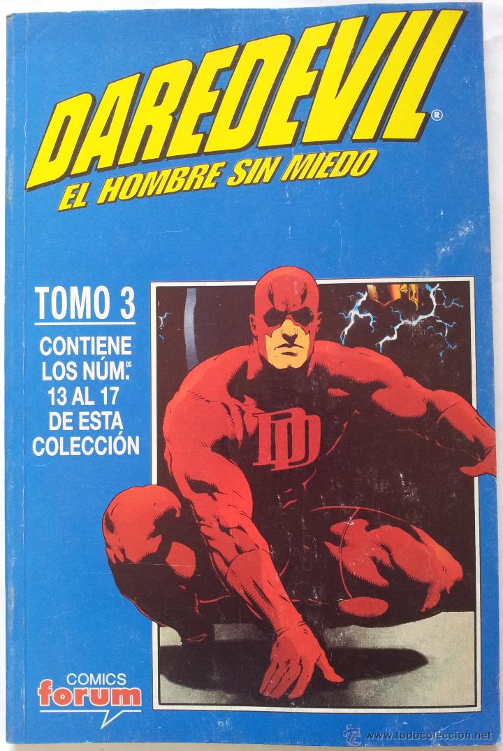C&oacute;mics: DAREDEVIL, EL HOMBRE SIN MIEDO, TOMO N&ordm; 3, CONTIENE LOS N&ordm;s.13 - 17, COMICS FORUM 1998.