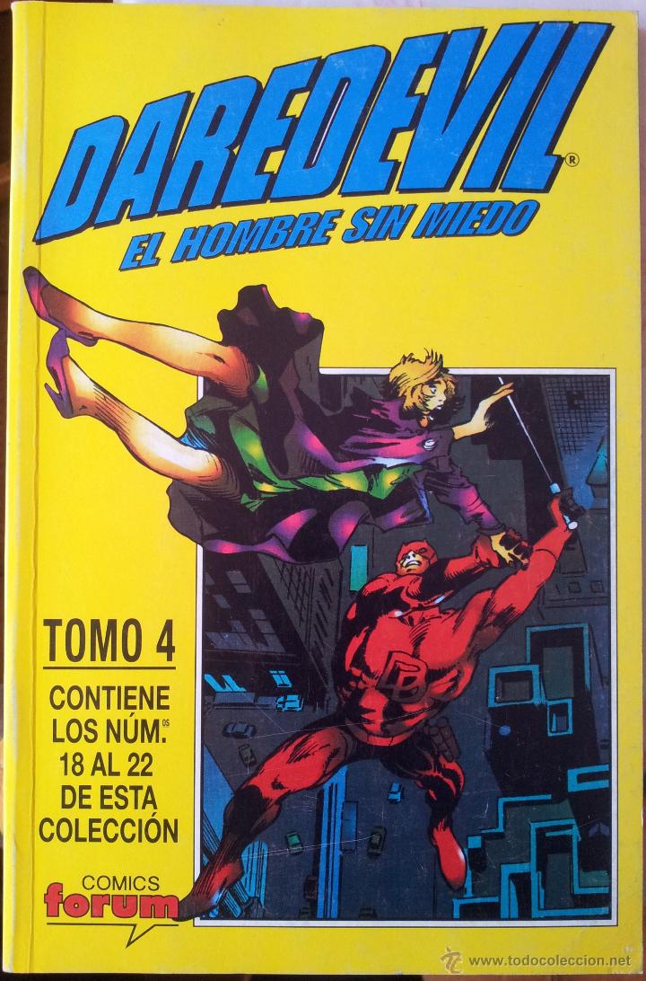 C&oacute;mics: DAREDEVIL EL HOMBRE SIN MIEDO, TOMO 4, CONTIENE LOS N&ordm;s. 18 AL 22, COMICS FORUM 1998.