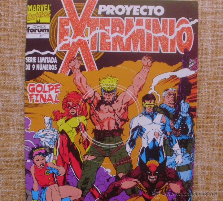 C&oacute;mics: Proyecto Exterminio, n&uacute;mero 9 de 9, Golpe Final, Planeta DeAgostini, Forum, Marvel, Factor X, 1992 - Foto 5