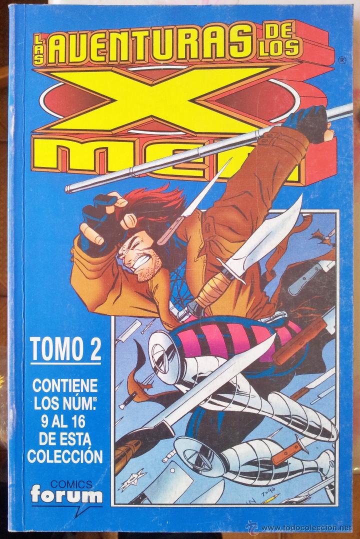 C&oacute;mics: LAS AVENTURAS DE LOS X-MEN, TOMO 2, CONTIENE LOS N&ordm;s. 9 AL 16, COMICS FORUM 1998.