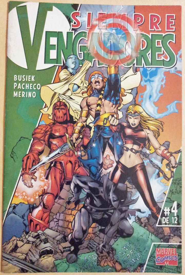 Comics: SIEMPRE VENGADORES, SE ACABA EL TIEMPO, N&ordm; 4, SERIE DE 12 N&ordm;s., MARVEL COMICS 1999.